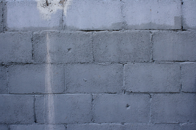 Brick wall white line stop free wallpaper for desktop - medium preview image