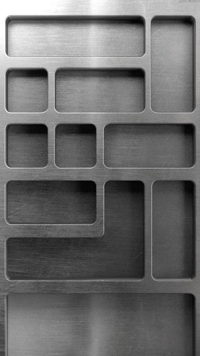 Metal plate squares side image free wallpaper for mobile - medium preview image