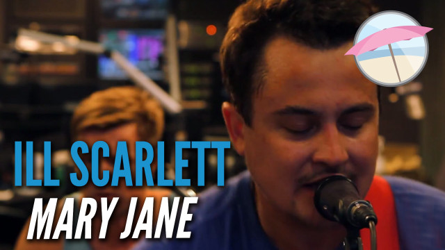 Man singing microphone pink umbrella free wallpaper for desktop - medium preview image