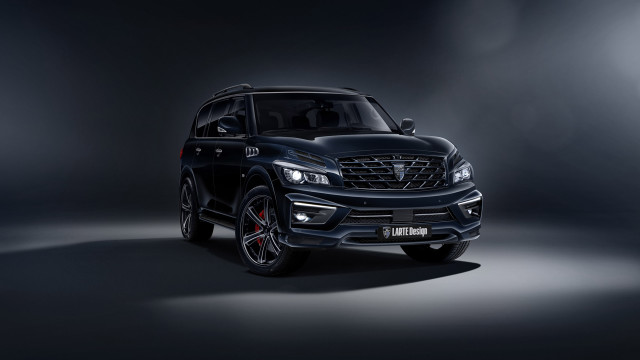Black suv spotlight black background free wallpaper for desktop - medium preview image