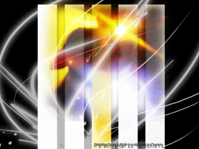 Person black background yellow white free wallpaper for desktop - medium preview image