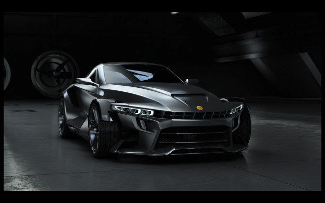 Car dark room tire ground free wallpaper for desktop - medium preview image