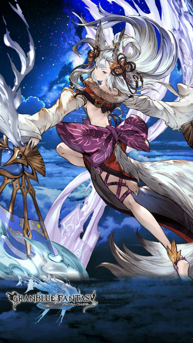 Woman white hair white dress #3 free wallpaper for mobile - medium preview image