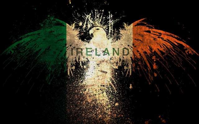Bird ireland flag wings image free wallpaper for desktop - medium preview image