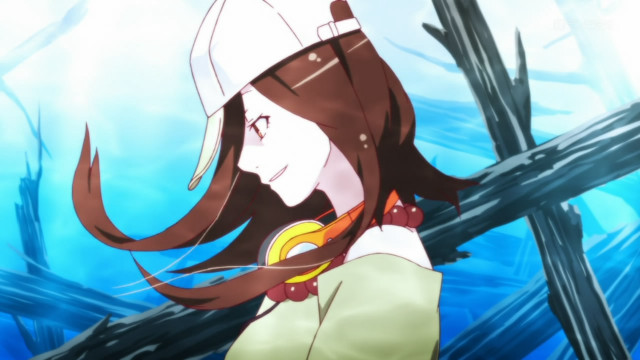 Girl brown hair white hat free wallpaper for desktop - medium preview image