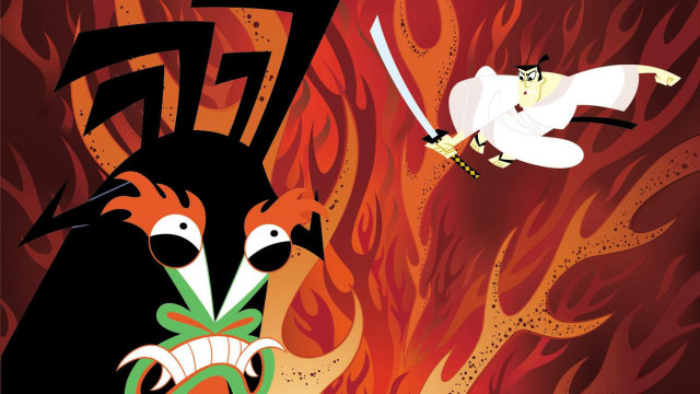 Cartoon man sword demon head free wallpaper for desktop - medium preview image