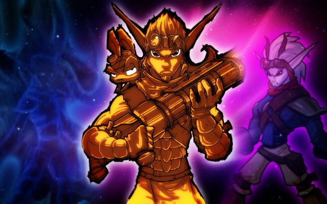 Cartoon character gun background purple free wallpaper for desktop - medium preview image