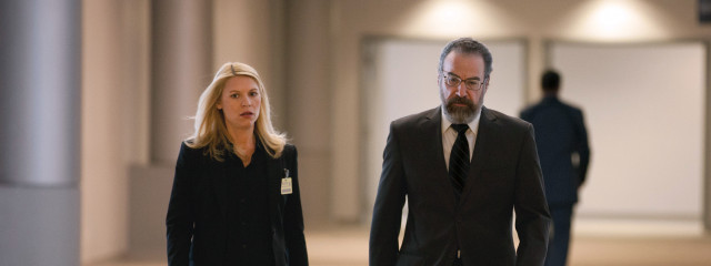 Man woman walking hall suits free wallpaper for desktop - medium preview image