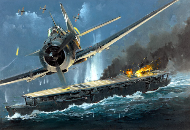 Plane ship ocean smaller plane free wallpaper for desktop - medium preview image