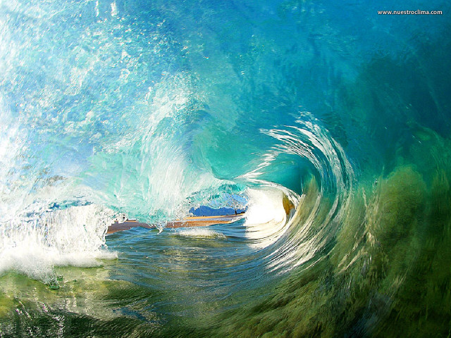 Man riding wave surfboard ocean #36 free wallpaper for desktop - medium preview image