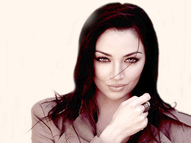 Woman long hair ring finger free wallpaper for desktop - medium preview image