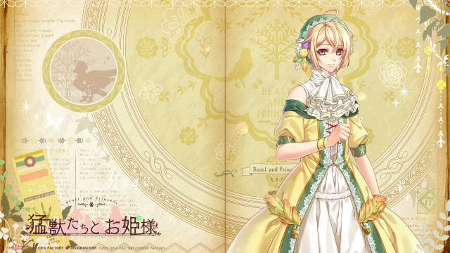 Woman yellow dress wall flowers free wallpaper for desktop - medium preview image