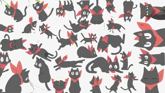 Cats different sizes shapes bunch free wallpaper for desktop - medium preview image