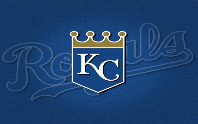 Kansas royals logo blue background #5 free wallpaper for desktop - medium preview image