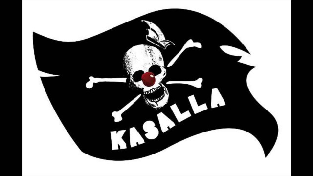 Pirate flag skull red nose free wallpaper for desktop - medium preview image