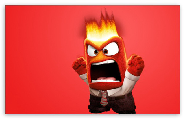 Cartoon character red background white free wallpaper for desktop - medium preview image