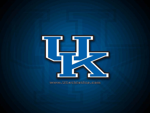 Blue white logo k black free wallpaper for desktop - medium preview image