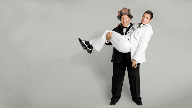 Two men tuxedos posing picture free wallpaper for desktop - medium preview image