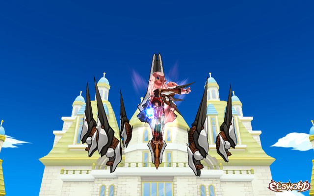 Cartoon character building clock tower free wallpaper for desktop - medium preview image