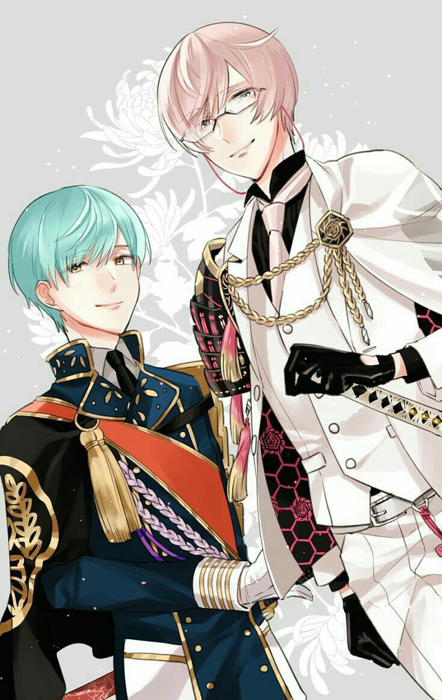 Anime characters sitting next to free wallpaper for mobile - medium preview image