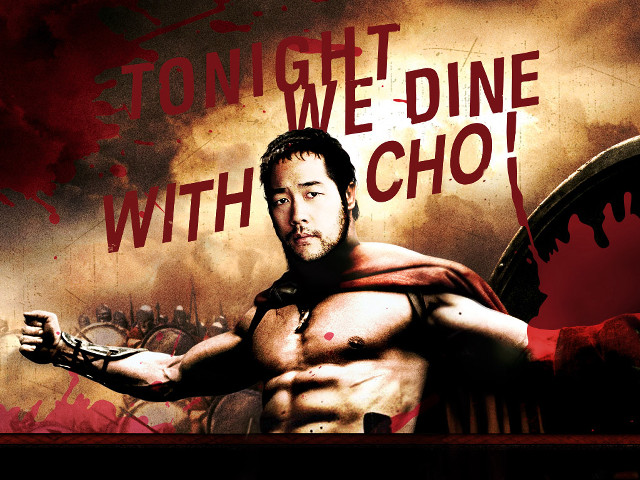 Man sword banner tonight dine free wallpaper for desktop - medium preview image