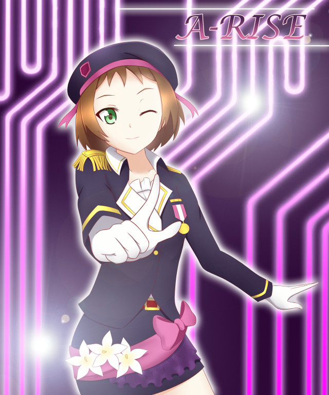 Girl uniform purple circuit rayonism free wallpaper for mobile - medium preview image