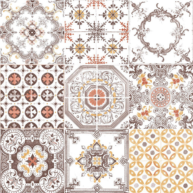 Four patterns different colors sizes free wallpaper for tablet - medium preview image