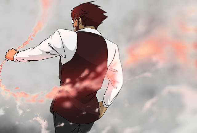 Man vest tie cloudy sky free wallpaper for desktop - medium preview image