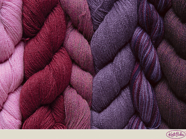 Skein yarn purple red pink free wallpaper for desktop - medium preview image