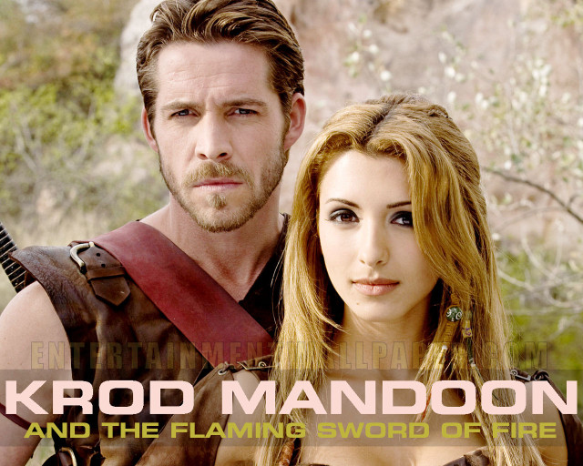 Man woman sword pose rock free wallpaper for desktop - medium preview image