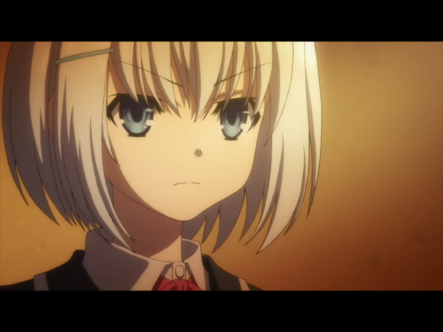 Blonde anime character sad blue free wallpaper for desktop - medium preview image