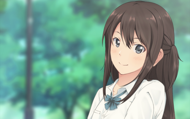 Aguri uchida girl long hair free wallpaper for desktop - medium preview image