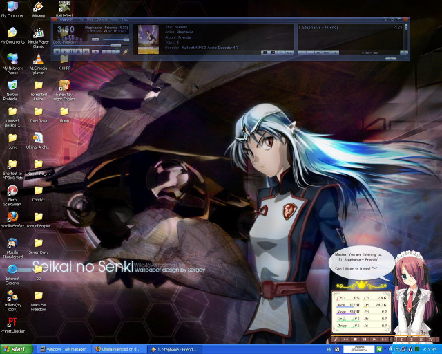 Anime cartoon desktop computer screen free wallpaper for desktop - medium preview image