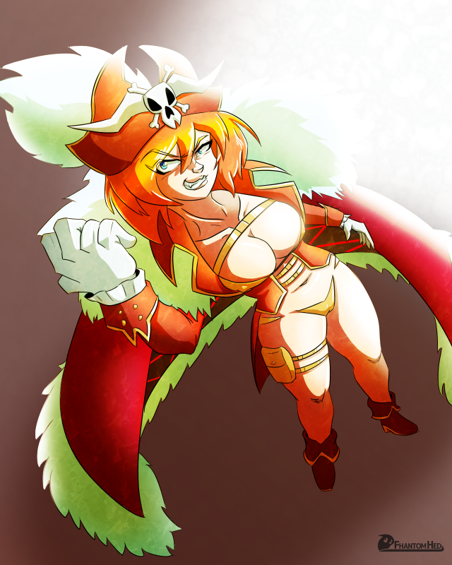 Cartoon character flying red green free wallpaper for mobile - medium preview image