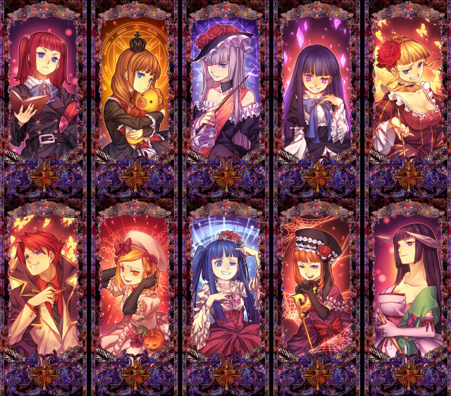 Anime girls hair colors styles free wallpaper for tablet - medium preview image