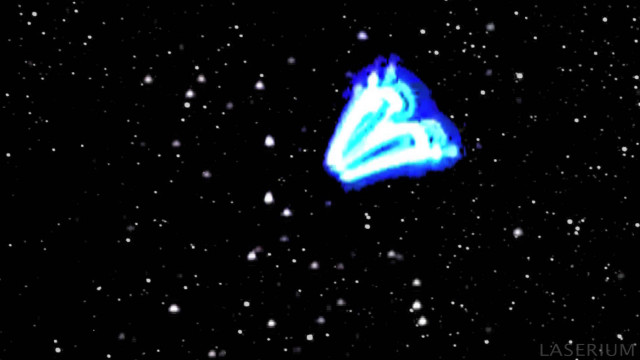 Blue object black sky stars free wallpaper for desktop - medium preview image