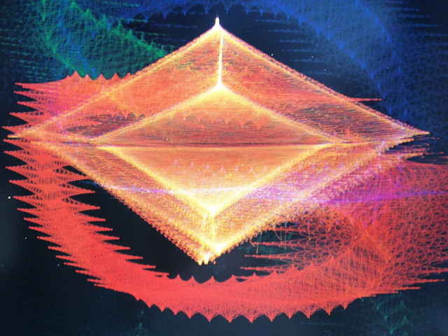 Colorful diamond black background red free wallpaper for desktop - medium preview image