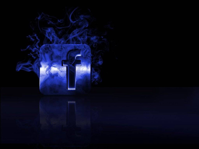 Blue fire letter reflection dark free wallpaper for desktop - medium preview image