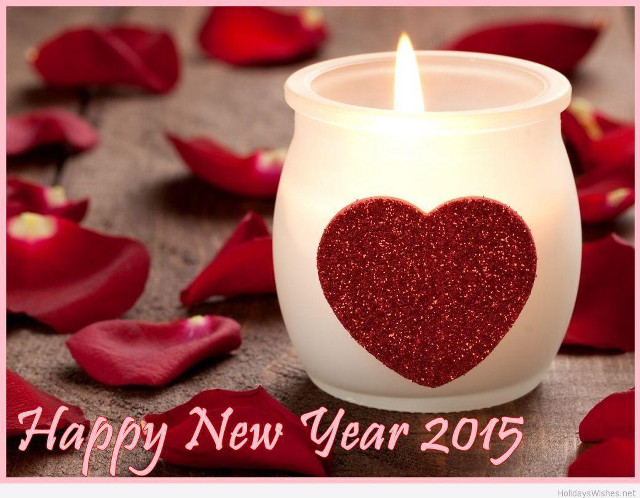 Candle heart rose petals happy free wallpaper for desktop - medium preview image