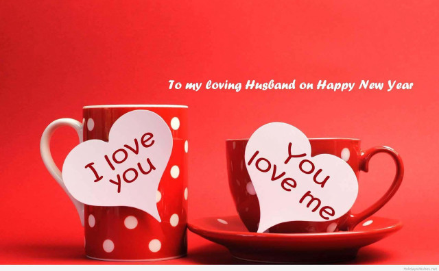 Red hearts cups love message free wallpaper for desktop - medium preview image
