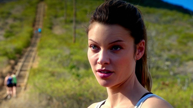 Woman field cellphone man background free wallpaper for desktop - medium preview image