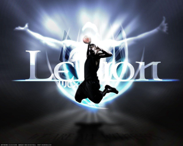 Basketball player jumping air ball #6 free wallpaper for desktop - medium preview image