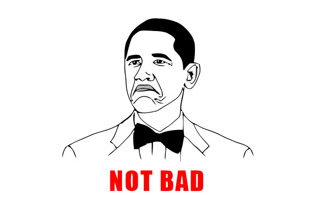 Man bow tie not bad free wallpaper for desktop - medium preview image