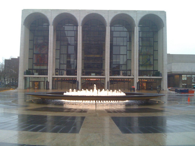 Fountain building arches windows clock free wallpaper for desktop - medium preview image