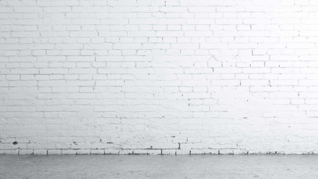 Person standing white brick wall free wallpaper for desktop - medium preview image