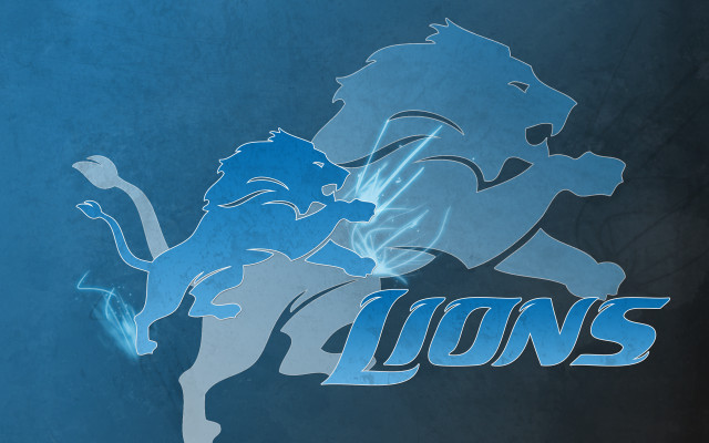 Lions logo lion back lion free wallpaper for desktop - medium preview image