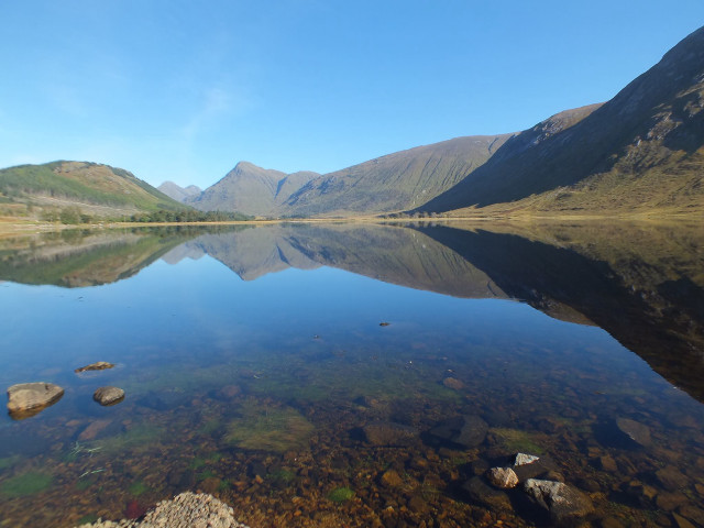 Lake mountains rocks clear blue free wallpaper for desktop - medium preview image