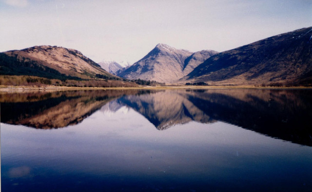 Lake mountains sky clouds trees free wallpaper for desktop - medium preview image