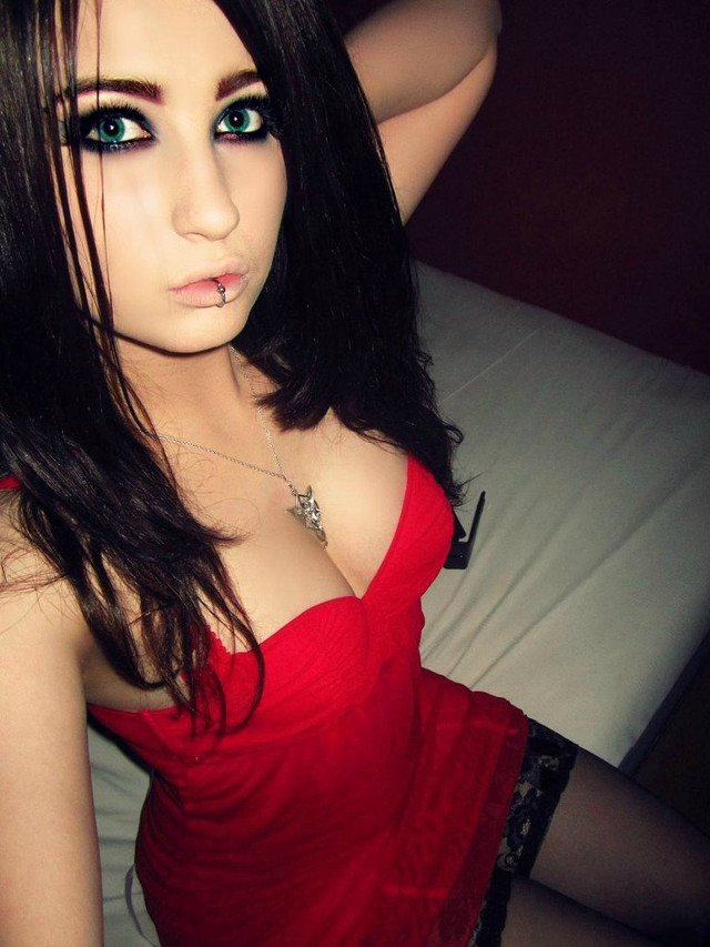 Woman red dress pose hand #3 free wallpaper for mobile - medium preview image