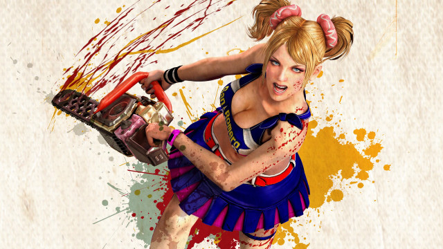 Woman chainsaw bloody dress bloody free wallpaper for desktop - medium preview image